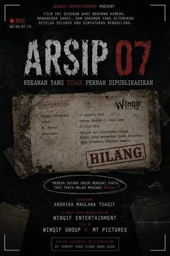 ARSIP 07: Rekaman Yang Tidak Pernah Dipublikasikan Film izle