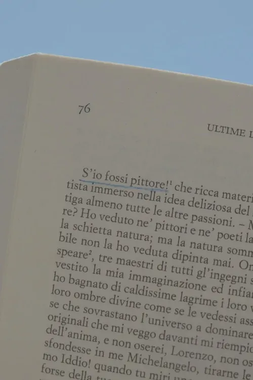 S'io fossi pittore!